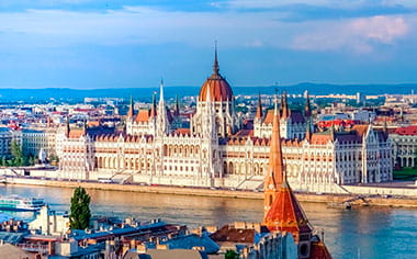 The Hungarian parliament building, Budapest